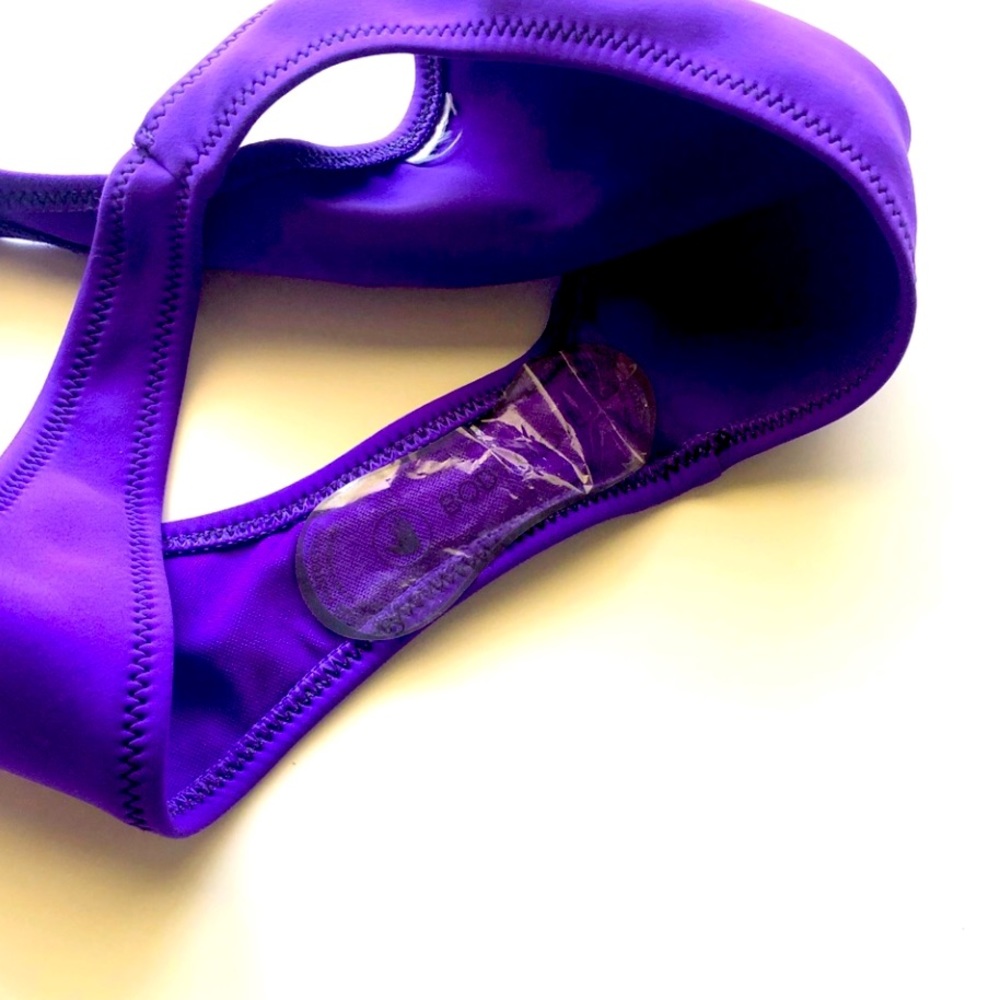 Body Glove Vintage Purple High Waist High Cut Neoprene Surf Bikini Swim Bottoms - Picture 7 of 10